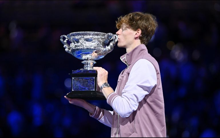 Jannik Sinner dio un paso importante para ser una figura. EFE/J. Carrett