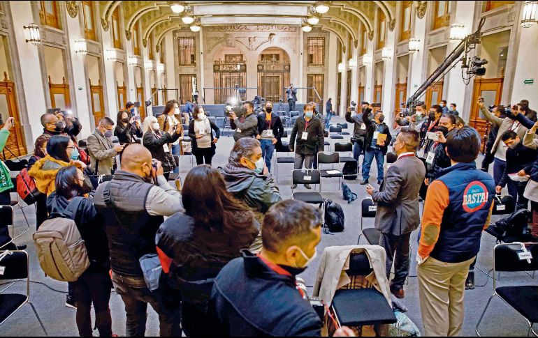 En la conferencia de prensa las autoridades informaron que existe supuesta responsabilidad de un ex empleado de Estrategia Digital Nacional. EL UNIVERSAL