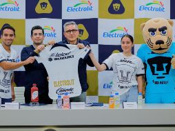 Con esta unión, Electrolit es ya la bebida hidratante oficial de todas las categorías de Pumas. ESPECIAL / Pumas