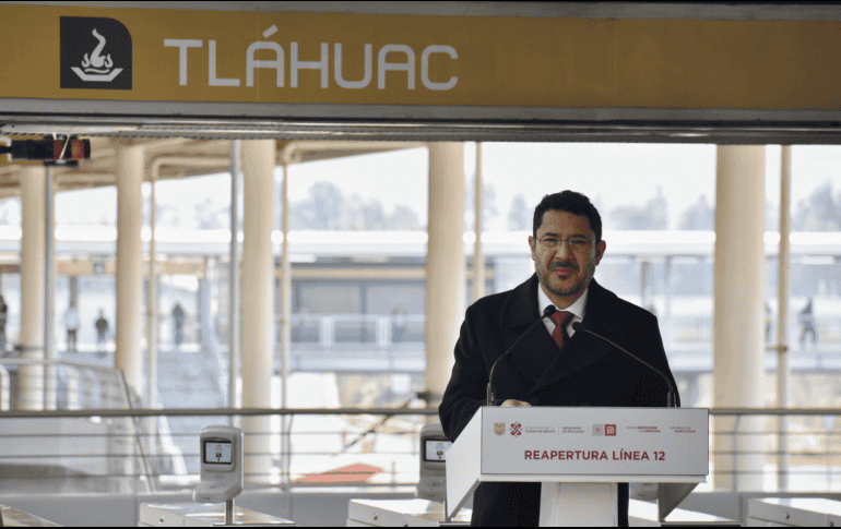 Reapertura de la Línea 12 del metro en el tramo elevado de Tláhuac a Tezonco. SUN