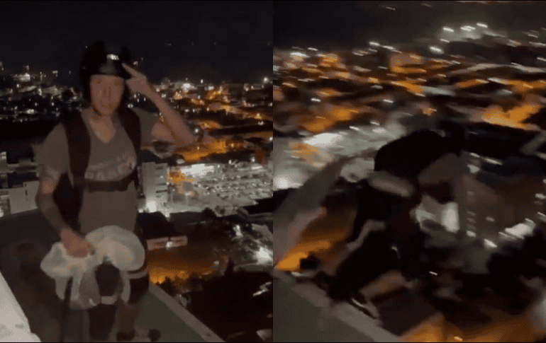 El joven británico de nombre Nathy Odison, de 33 años de edad, se dedicaba a practicar paracaidismo. /Captura @CronicaPolicial