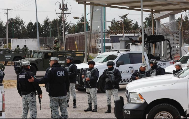 Los elementos de la Guardia Nacional sí participaron directamente en la revisión de las instalaciones. SUN / J. ALVARADO