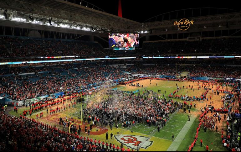 Chiefs y 49ers se medirán en el Super Bowl LVIII en el Allegiant Stadium. AFP/ ARCHIVO.