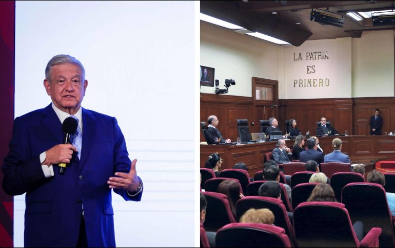El Presidente Andrés Manuel López Obrador hizo un reclamo a la SCJN. SUN / ARCHIVO
