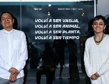 En el Museo de Arte de Zapopan (MAZ) se inauguró este viernes 2 de febrero la exposición “Volví a ser vasija, volví a ser animal, volví a ser planta, volví a ser tiempo” de la dupla artística RojoNegro conformada por Noé Martínez y María Sosa. EL INFORMADOR / H. Figueroa