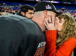 Travis Kelce le habría comunicado a Taylor Swift que no podría estar a su lado en la próxima entrega de los Grammys. AP/J. Cortez