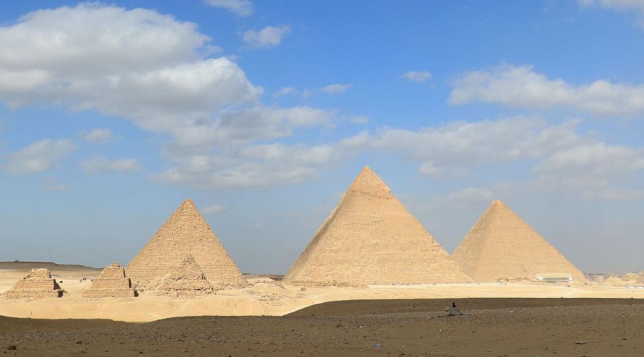 La pirámide de Micerino es la menor de la necrópolis de Giza. AFP/Archivo
