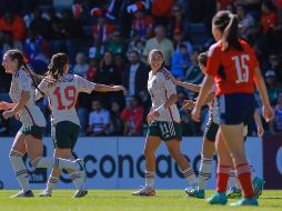 México venció por la mínima diferencia a Costa Rica con gol de la jugadora rojiblanca Dana Sandoval. IMAGO7.