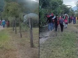 La Secretaría de Protección Civil de Chiapas informó que a partir del 17 de enero empezó la entrega de ayuda humanitaria con alimentos, ropa y cobijo a población desplazada de la Sierra. ESPECIAL / SUN