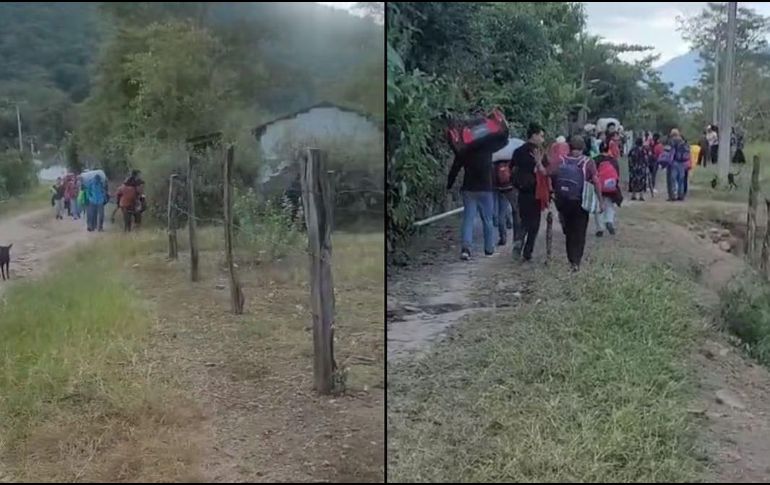 La Secretaría de Protección Civil de Chiapas informó que a partir del 17 de enero empezó la entrega de ayuda humanitaria con alimentos, ropa y cobijo a población desplazada de la Sierra. ESPECIAL / SUN