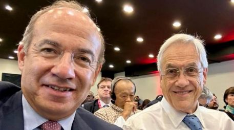 Calderón y Piñera eran cercanos desde hace años y formaron parte de la creación en 2011 de la Alianza del Pacífico. ESPECIAL/ X: @FelipeCalderon