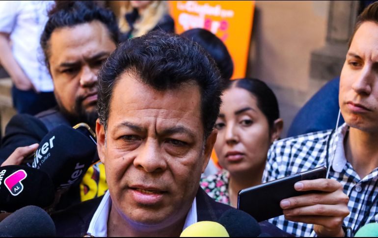 Francisco Ramírez Salcido, alcalde interino de Guadalajara, aseguró que no hay reportes de exceso de fuerza en la detención de los manifestantes. EL INFORMADOR / A. Navarro