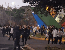 Se pudo observar cómo seguidores de los dos conjuntos se agredieron físicamente a través de video que circularon a través de redes sociales. ESPECIAL.