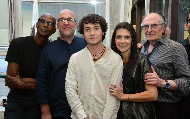 Marc Bradford, José Noé Suro, Noé Suro, Marcela Preciado y Jordi Puyoll. GENTE BIEN JALISCO/ Marifer Rached