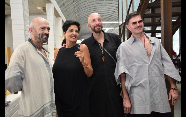 Federico Lupercio, Kariama Dipp, Jorge Lupercio y Sandro Cruz. GENTE BIEN JALISCO/ Marifer Rached