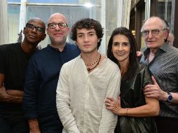 Marc Bradford, José Noé Suro, Noé Suro, Marcela Preciado y Jordi Puyoll. GENTE BIEN JALISCO/ Marifer Rached