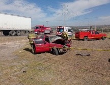 Elementos de Protección Civil del Municipio y del Estado acudieron al sitio para atender el accidente. ESPECIAL / PROTECCIÓN CIVIL JALISCO