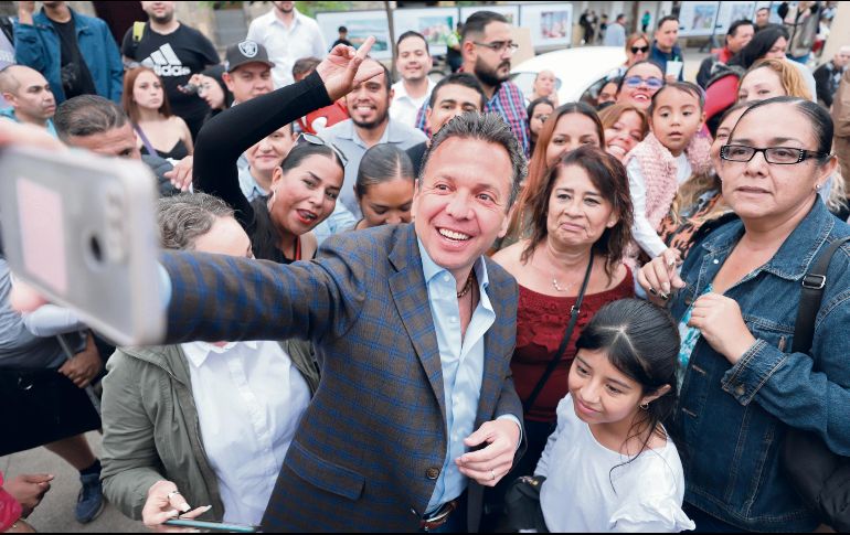 Pablo Lemus Navarro agradece la confianza de los tapatíos en su labor como Presidente Municipal. CORTESÍA