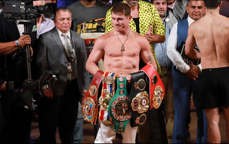 El boxeador mexicano estaría dando a conocer a su rival en las próximas semanas./EL INFROMADOR ARCHIVO