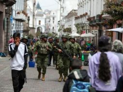 Entre el 9 de enero y el 7 de febrero las autoridades ecuatorianas también afirman haber abatido a siete presuntos miembros de estas bandas ahora catalogadas como terroristas. EFE / ARCHIVO