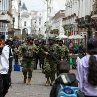 Más de 6 mil 600 detenidos en Ecuador tras 30 días de conflicto armado