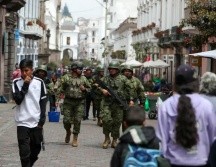 Entre el 9 de enero y el 7 de febrero las autoridades ecuatorianas también afirman haber abatido a siete presuntos miembros de estas bandas ahora catalogadas como terroristas. EFE / ARCHIVO