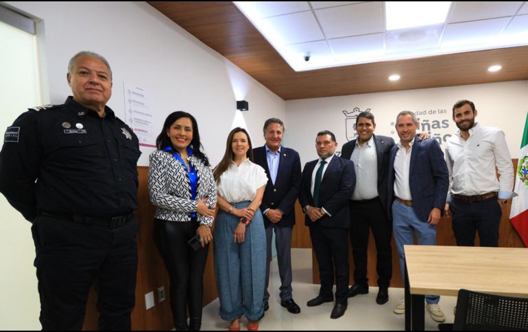 Durante la presentación de las instalaciones, el Presidente Municipal Juan José Frangie expresó que la mejor manera de recuperar el tejido social es apostarle a la prevención, y tras la implementación de este modelo de justicia se busca evitar que la violencia escale. CORTESÍA