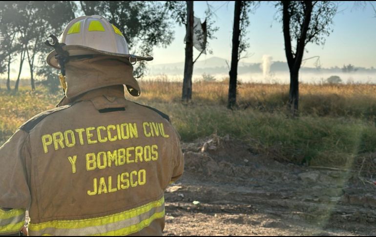 Se atiende la fuga de hidrocarburos en la localidad de Totolotlán. ESPECIAL / UEPCBJ