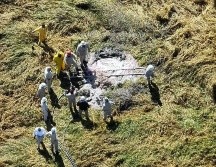La fuga de gasolina fue detectada desde las 5:00 horas de este viernes en el ducto Salamanca - Puente Grande, en la delegación Tololotlán, de Tonalá. ESPECIAL / UEPCBJ