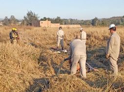 Aseguraron que se sigue trabajando en la zona, ya con la fuga controlada. ESPECIAL