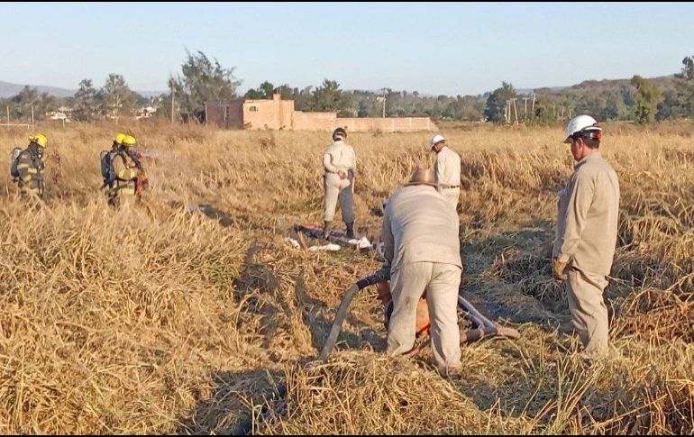 Aseguraron que se sigue trabajando en la zona, ya con la fuga controlada. ESPECIAL