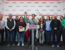 El dirigente nacional de Morena, Mario Delgado, arremetió contra las instituciones electorales del estado y las reglas de paridad que, acusan, favorecen a Movimiento Ciudadano. ESPECIAL/ MORENA.