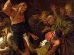 «“Si tú quieres, puedes curarme”. Jesús se compadeció de él, y extendiendo la mano, lo tocó y le dijo: “¡Sí quiero: Sana!”». WIKIPEDIA/«Cristo curando a un leproso», de Jean-Marie Melchior Doze