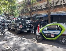 Los ladrones lograron escapar a bordo de una motocicleta luego de asaltar la joyería. ESPECIAL