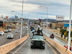 Ante el alza de violencia en Zacatecas, hay mayor presencia de cuerpos de seguridad. EL UNIVERSAL