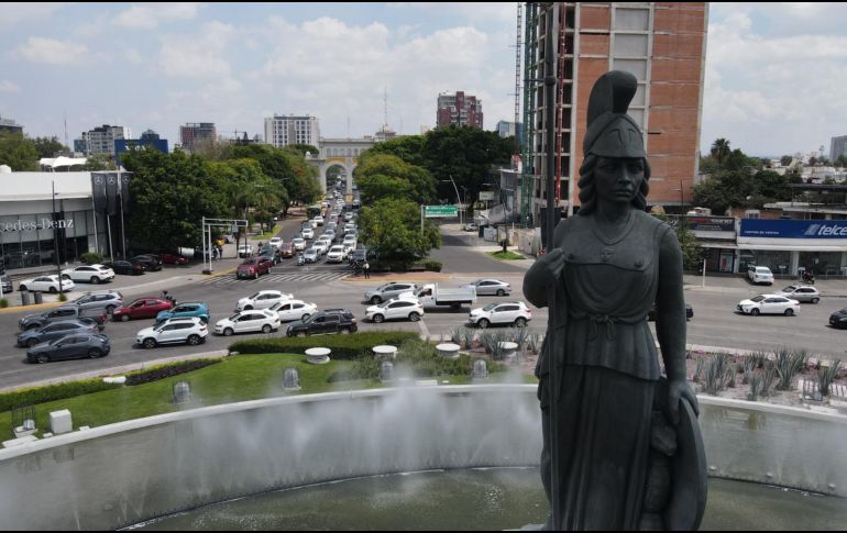 La Minerva es un símbolo muy representativo de Guadalajara. EL INFORMADOR/ ARCHIVO.