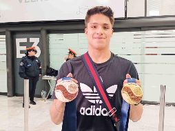 Osmar Olvera se proclamó campeón mundial de trampolín un metro y tiene un lugar en París 2024. SUN/A. Sanguino