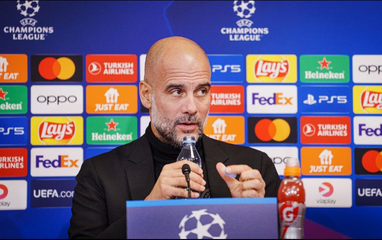 Guardiola elogió al Copenhague, en especial su defensa y su actitud. EFE/EPA/L. Sabroe