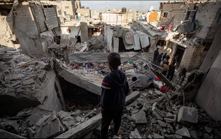 Un acuerdo daría a la población en Gaza el respiro que necesitan desesperadamente luego de cinco meses de guerra y dejaría libres a las alrededor de 100 personas que siguen cautivas en el enclave palestino. EFE / H. IMAD