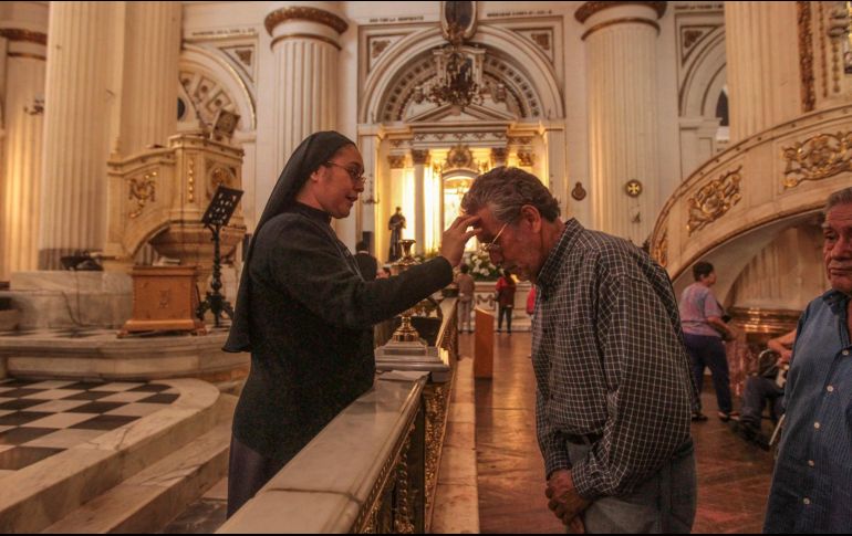 El Miércoles de Ceniza marca el inicio de la Cuaresma. SUN/Archivo