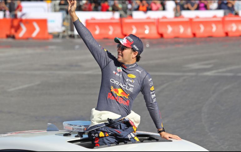 El mexicano busca representar al país con el diseño de su casco. EL INFORMADOR