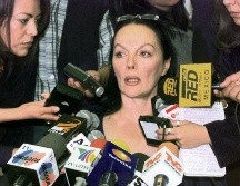 Sasha Montenegro padecía un cáncer de pulmón que habría provocado el accidente cerebrovascular. NOTIMEX/Archivo