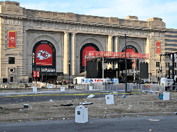 Ayer, al finalizar el desfile por el campeonato de Chiefs en el Super Bowl 2024, se registró un tiroteo. EFE / D. Kaup