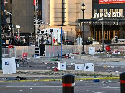 El Mandatario se refirió a la tragedia en el desfile de celebración de los Chiefs. EFE/ D. Kaup