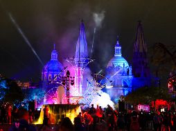 Para este jueves se adelantarán los espectáculos en Catedral Metropolitana, Plaza Liberación y la explanada de Museo Cabañas. EL INFORMADOR / A. Navarro