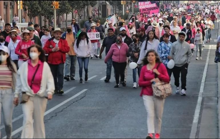 La manifestación cuenta con el objetivo de mostrar solidaridad a los organismos autónomos cuestionados por AMLO. SUN/ Archivo