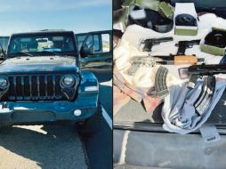 Las armas de alto calibre fueron resguardadas por los policías. ESPECIAL