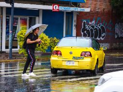 Ayer, una fuerte lluvia se registró durante todo el día en Guadalajara. EL INFORMADOAR / A. Navarro