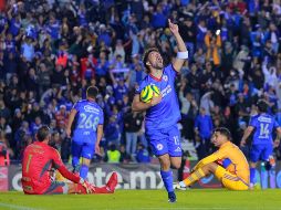 Ignacio Rivero celebra tras el autogol de Diego Reyes. IMAGO7/M. Contreras