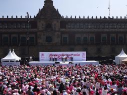 La marcha en defensa de la democracia reunió a miles de personas. SUN/ D. Sánchez